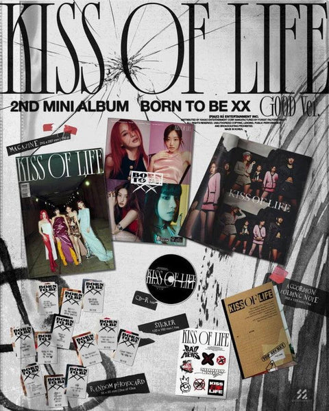 KISS OF LIFE 2nd Mini Album - Born to be XX - Pig Rabbit Shop Kpop store Spain