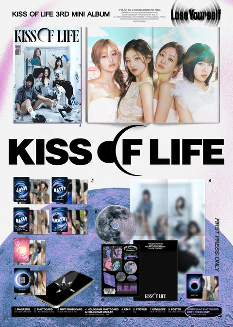 KISS OF LIFE 3rd Mini Album - Lose Yourself - Pig Rabbit Shop Kpop store Spain