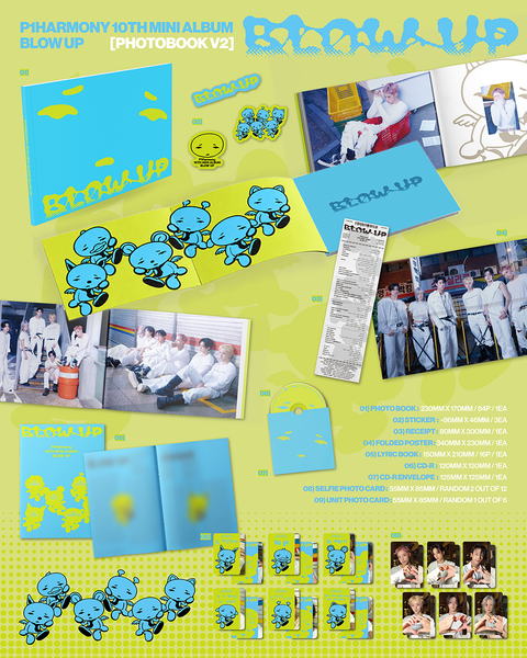 [PREORDER] P1Harmony 10th Mini Album - BLOW UP (Photobook Ver.) + APPLE MUSIC GIFT