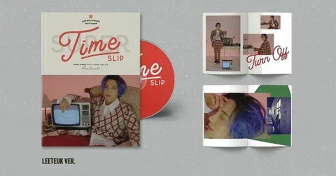 Super Junior 9th Album - Time Slip SUPER JUNIOR — vista trasera / contenido