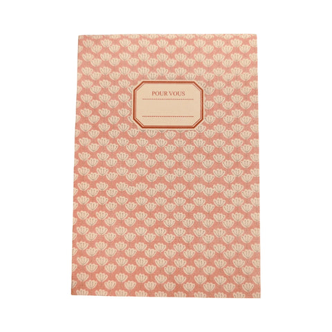 Libreta Aimee Romantic Season a rayas 86x122mm - Pig Rabbit Shop Kpop store Spain