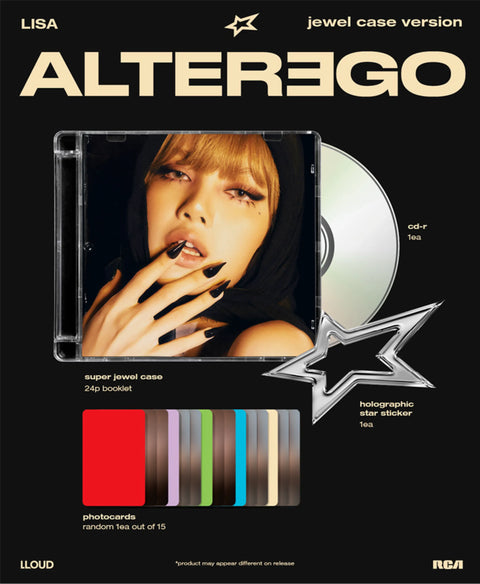 LISA - Alterego (Jewel Case ver.) - Pig Rabbit Shop Kpop store Spain