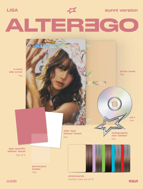 LISA - Alterego (Photobook Ver.) - Pig Rabbit Shop Kpop store Spain