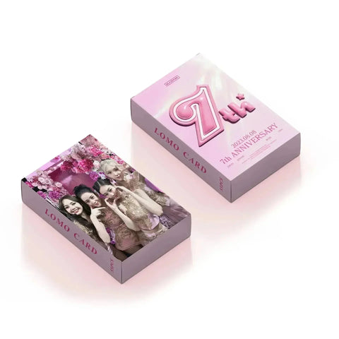 LOMOCARDS BLACKPINK 7TH ANNIVERSARY (HOLOGRAFICA) - Pig Rabbit Shop Kpop store Spain