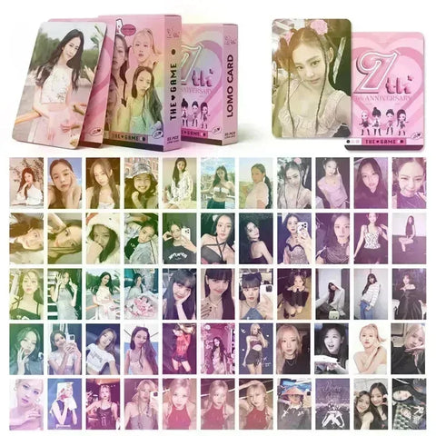 LOMOCARDS BLACKPINK THE GAME 7TH ANNIVERSARY (HOLOGRAFICA) - Pig Rabbit Shop Kpop store Spain