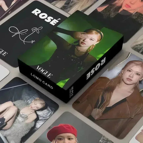 LOMOCARDS BLACKPINK VOGUE ROSE - Pig Rabbit Shop Kpop store Spain