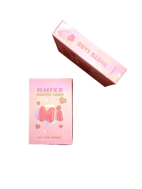 LOMOCARDS NMIXX HI ALL FOR NMIXX - Pig Rabbit Shop Kpop store Spain