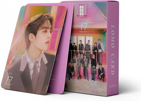 LOMOCARDS SEVENTEEN 17 IS RIGHT HERE (HOLOGRAFICO) - Pig Rabbit Shop Kpop store Spain