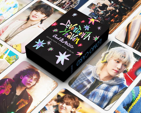 LOMOCARDS SEVENTEEN HEAVEN GOOD OF MUSIC - Pig Rabbit Shop Kpop store Spain