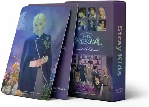 LOMOCARDS STRAY KIDS MAGICSCHOOL (HOLOGRAFICO) - Pig Rabbit Shop Kpop store Spain