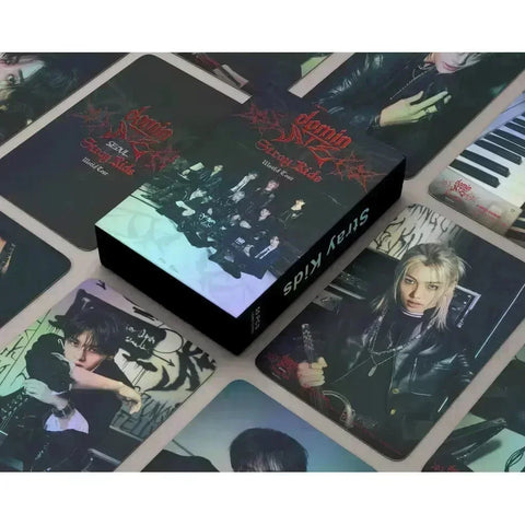 LOMOCARDS STRY KIDS 'DOMIN ATE' (HOLOGRAFICA) - Pig Rabbit Shop Kpop store Spain