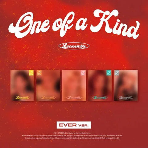 Loossemble 2nd Mini Album - One of a Kind (EVER MUSIC ALBUM Ver.) RANDOM VER - Pig Rabbit Shop Kpop store Spain