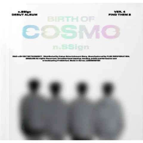 n.SSign DEBUT ALBUM - BIRTH OF COSMO - Pig Rabbit Shop Kpop store Spain