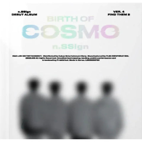 n.SSign DEBUT ALBUM - BIRTH OF COSMO - Pig Rabbit Shop Kpop store Spain