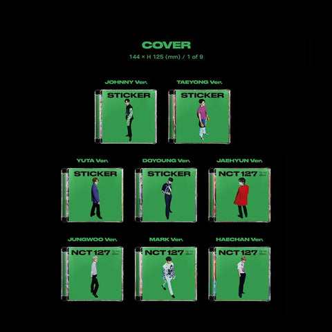 NCT 127 The 3rd Album - Sticker [ Jewel Case ] - Pig Rabbit Shop Kpop store Spain