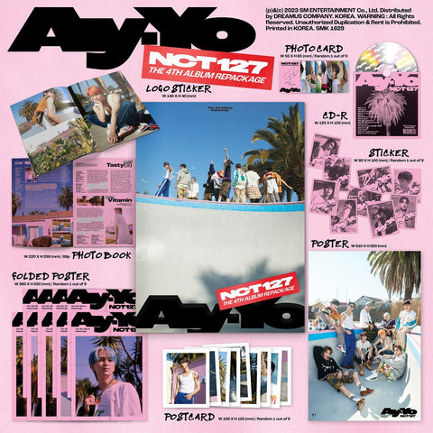 NCT 127 The 4th Album Repackage - Ay-Yo - Pig Rabbit Shop Kpop store Spain