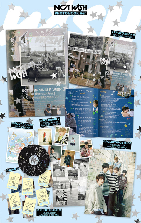 NCT WISH Single Album - WISH (Photobook Ver.) - Pig Rabbit Shop Kpop store Spain