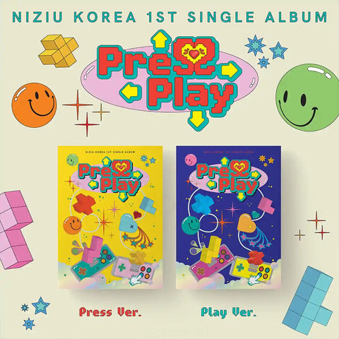 NiziU 1st Single Album - Press Play - Pig Rabbit Shop Kpop store Spain