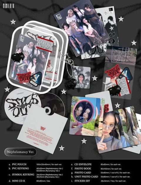 NMIXX 3rd Mini Album - Fe3O4: STICK OUT (Limited Ver.) - Pig Rabbit Shop Kpop store Spain