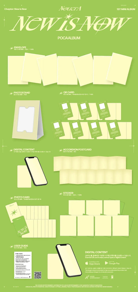 NOUERA - CHAPTER: NEW IS NOW 1ST MINI ALBUM (Poca Ver.) - Pig Rabbit Shop Kpop store Spain