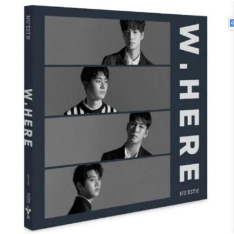 NU'EST W EP Album - W, HERE - Pig Rabbit Shop Kpop store Spain