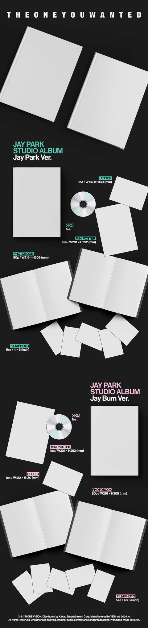 Jay Park  Album - THE ONE YOU WANTED