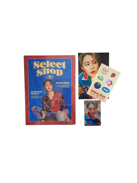 (OCASIÓN) HA SUNG WOON The 5th Mini Album Repackage Select Shop - Pig Rabbit Shop Kpop store Spain