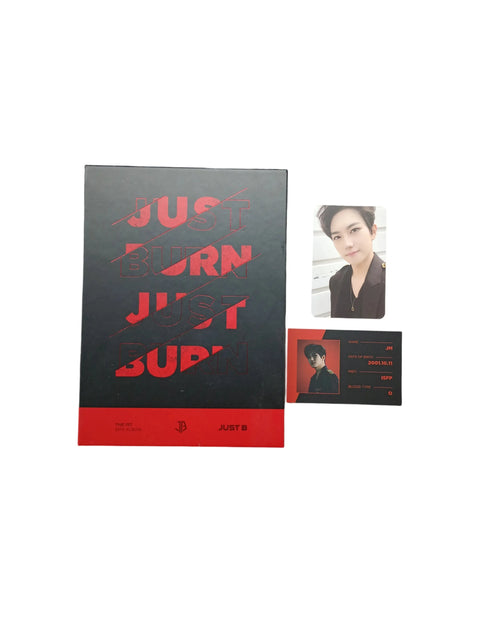 (OCASIÓN) JUST B - The 1st Mini Album JUST BURN - Pig Rabbit Shop Kpop store Spain