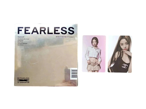 (OCASIÓN) LE SSERAFIM - Im Fearless Monochrome Bouquet - Pig Rabbit Shop Kpop store Spain