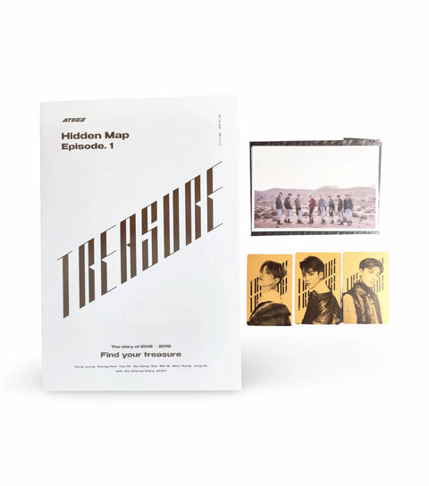 [Ocasión]ATEEZ HIDDEN MAP TREASURE EPISODE.1 - Pig Rabbit Shop Kpop store Spain