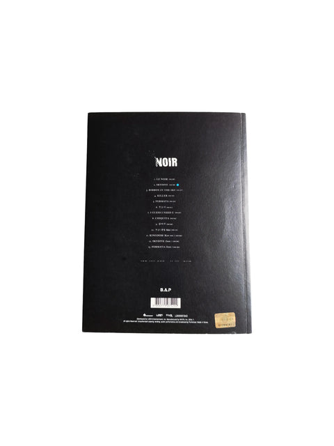 [Ocasión]BAP 2ND Full Album (NOIR) - Pig Rabbit Shop Kpop store Spain
