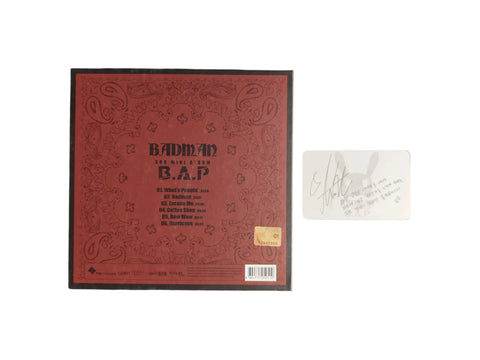 [Ocasión]BAP 3RD Mini Album (BADIMAN) - Pig Rabbit Shop Kpop store Spain