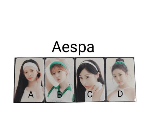 OFFICIAL PHOTOCARD AESPA - 2024 Season's Greetings - Pig Rabbit Shop Kpop store Spain