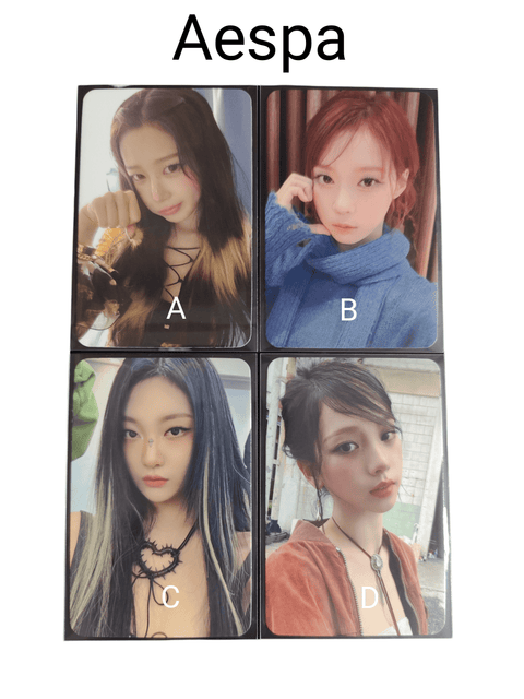 OFFICIAL PHOTOCARD AESPA The 4th Mini Album - Drama [POB APPLE MUSIC] - Pig Rabbit Shop Kpop store Spain