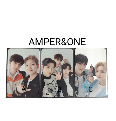 OFFICIAL PHOTOCARD AMPERSAND&ONE - 1st Single Album - AMPERSAND ONE [POB LUCKY DRAW UNIT] - Pig Rabbit Shop Kpop store Spain