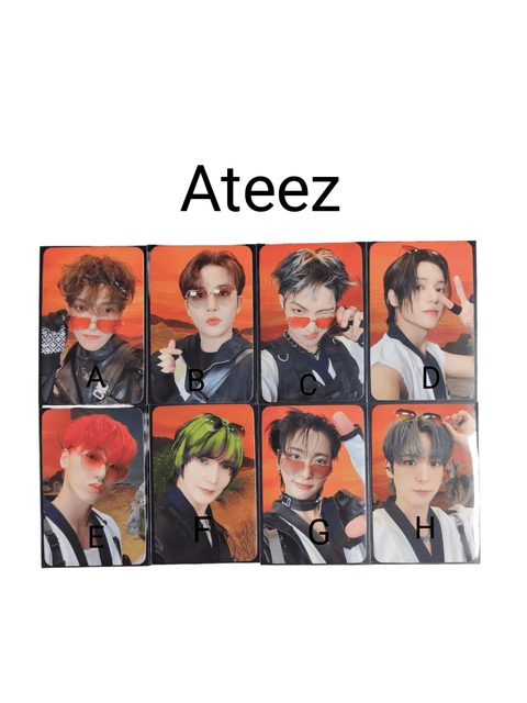 OFFICIAL PHOTOCARD ATEEZ - The World EP.FIN:WILL [POB APPLE MUSIC] - Pig Rabbit Shop Kpop store Spain