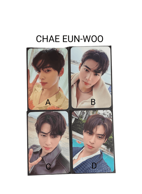 OFFICIAL PHOTOCARD Cha Eun-Woo OFFICIAL PHOTOBOOK in LA [POB APPLEMUSIC] - Pig Rabbit Shop Kpop store Spain