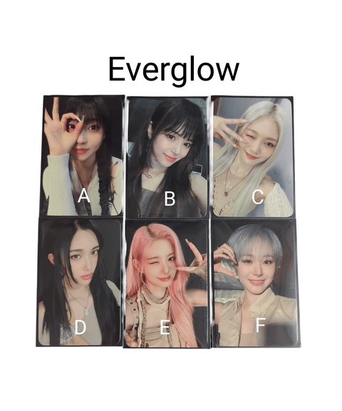 OFFICIAL PHOTOCARD EVERGLOW 4TH SINGLE ALBUM - All My Girls [POB LUCKY DRAW] V2 - Pig Rabbit Shop Kpop store Spain