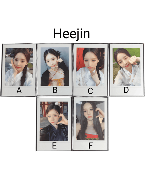 OFFICIAL PHOTOCARD HeeJin - 1st Mini Album [POB APPLEMUSIC] - Pig Rabbit Shop Kpop store Spain