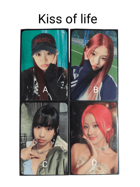 OFFICIAL PHOTOCARD KISS OF LIFE - 2nd Mini Album - Born to be XX [POB APPLEMUSIC] - Pig Rabbit Shop Kpop store Spain