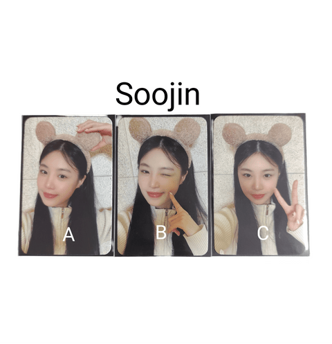 OFFICIAL PHOTOCARD SOOJIN - 1st EP AGASSY [POB APPLEMUSIC] - Pig Rabbit Shop Kpop store Spain