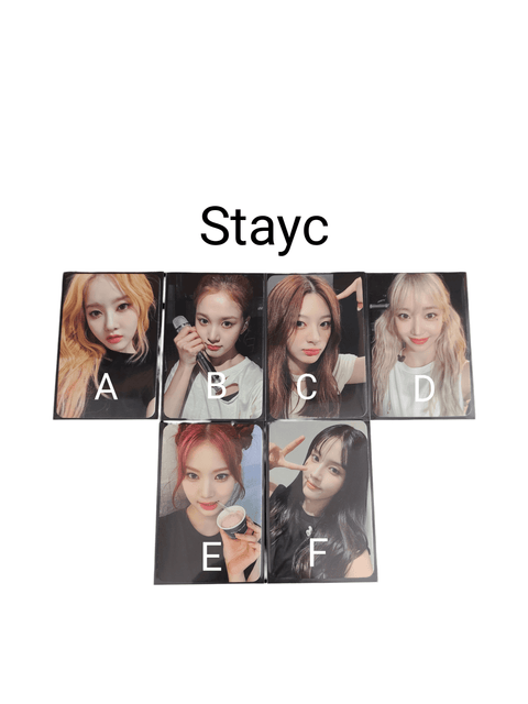 OFFICIAL PHOTOCARD STAYC The 3rd Mini Album - Teenfresh [POB APPLE MUSIC] - Pig Rabbit Shop Kpop store Spain