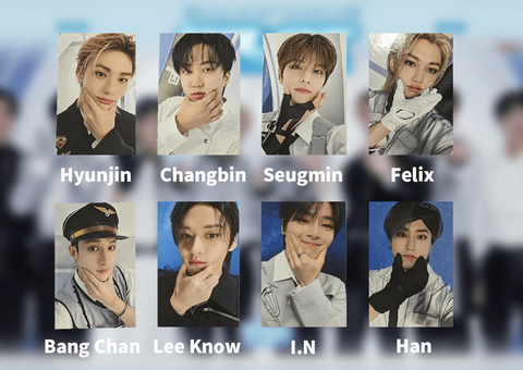 OFFICIAL PHOTOCARD STRAY KIDS 3RD Fan Meeting PILOT : FOR ★★★★★ ( B VER.) - Pig Rabbit Shop Kpop store Spain