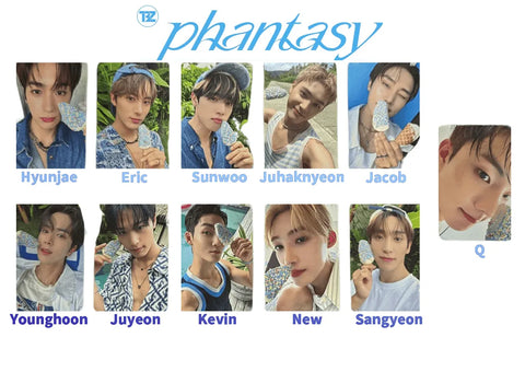 OFFICIAL PHOTOCARD THE BOYZ 2nd Album - PHANTASY Pt.1 Christmas In August] - Pig Rabbit Shop Kpop store Spain