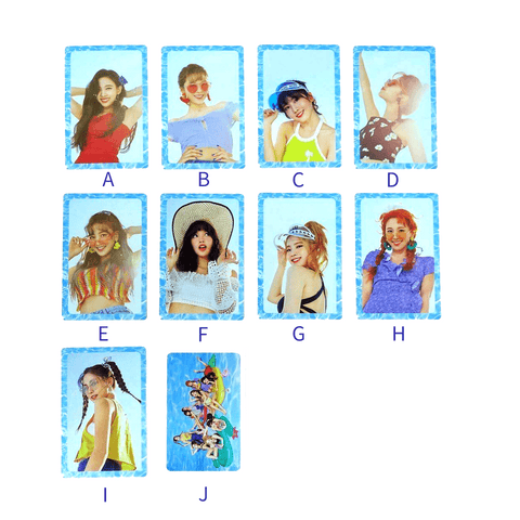 OFFICIAL PHOTOCARD TWICE 2nd special album - SUMMER NIGHTS VER.1 - Pig Rabbit Shop Kpop store Spain