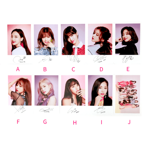 OFFICIAL PHOTOCARD TWICE 6th Mini Album - Yes or Yes (WHITE) - Pig Rabbit Shop Kpop store Spain