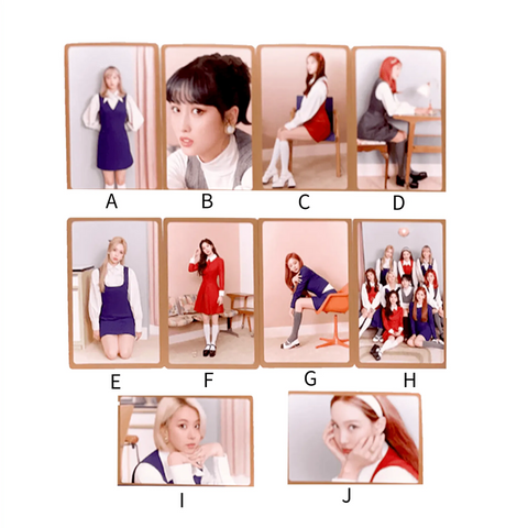 OFFICIAL PHOTOCARD TWICE Album Vol.2 - Eyes wide open ( BLUE VER.) - Pig Rabbit Shop Kpop store Spain