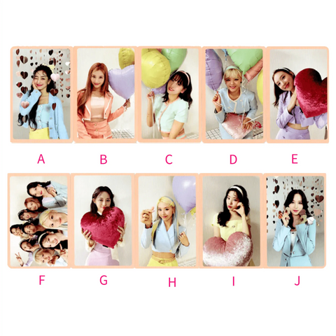 OFFICIAL PHOTOCARD Twice full album vol.3 - Formula of love: O+T=<3 (PEACH VER.) - Pig Rabbit Shop Kpop store Spain