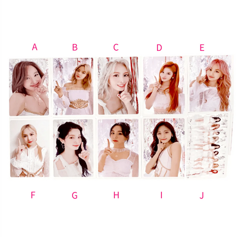 OFFICIAL PHOTOCARD TWICE THE 9TH MINI ALBUM - MORE & MORE - Pig Rabbit Shop Kpop store Spain