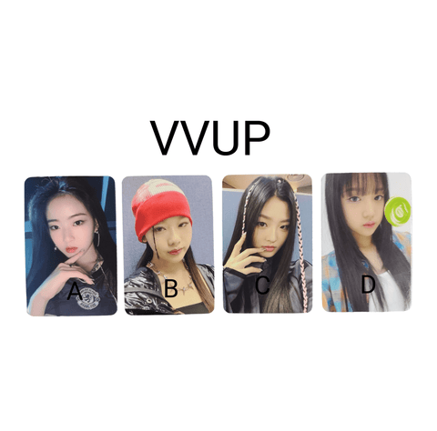 OFFICIAL PHOTOCARD VVUP - 1st Single Álbum - Locked On [POB APPLE MUSIC] - Pig Rabbit Shop Kpop store Spain